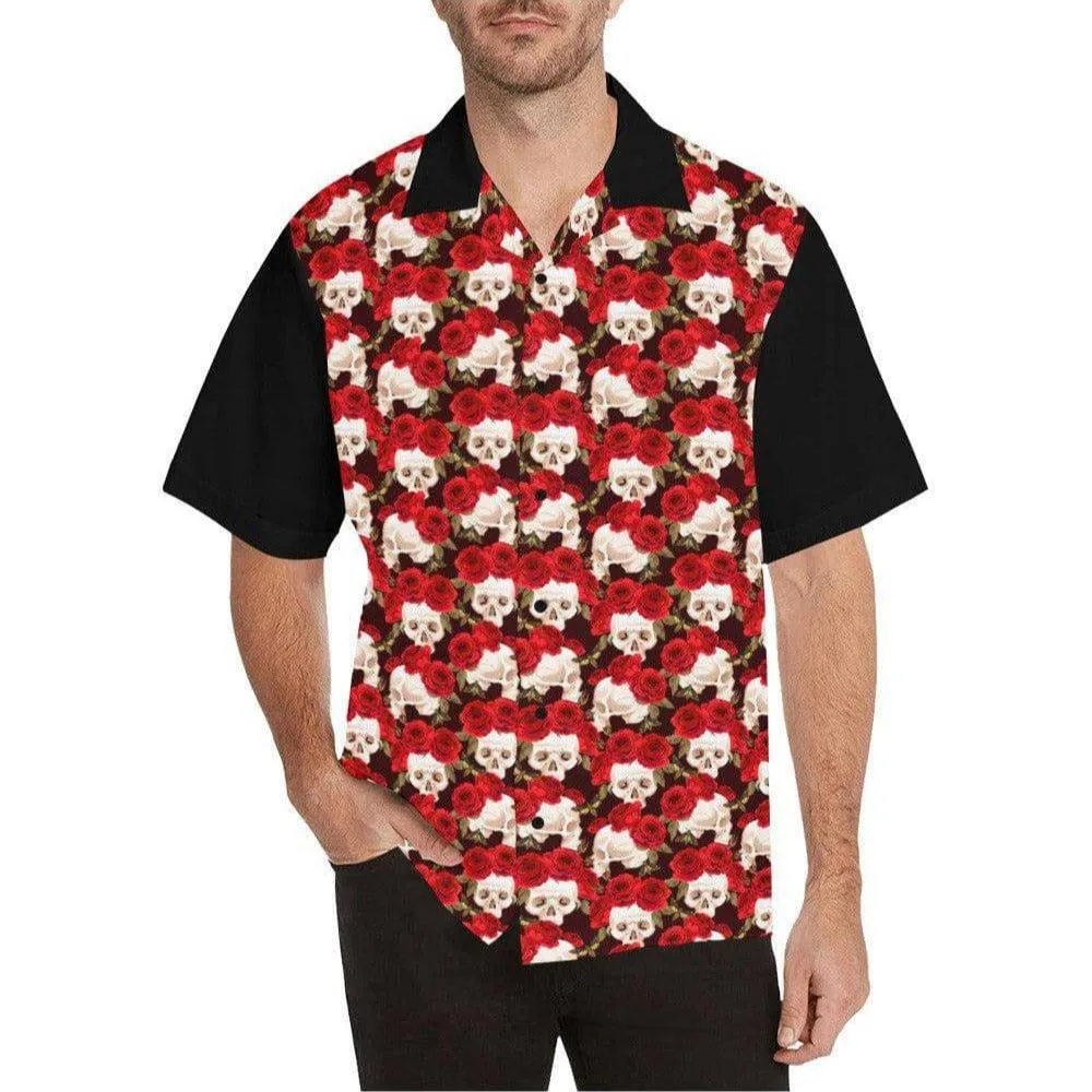 Skulls Men's Button Up Shirts