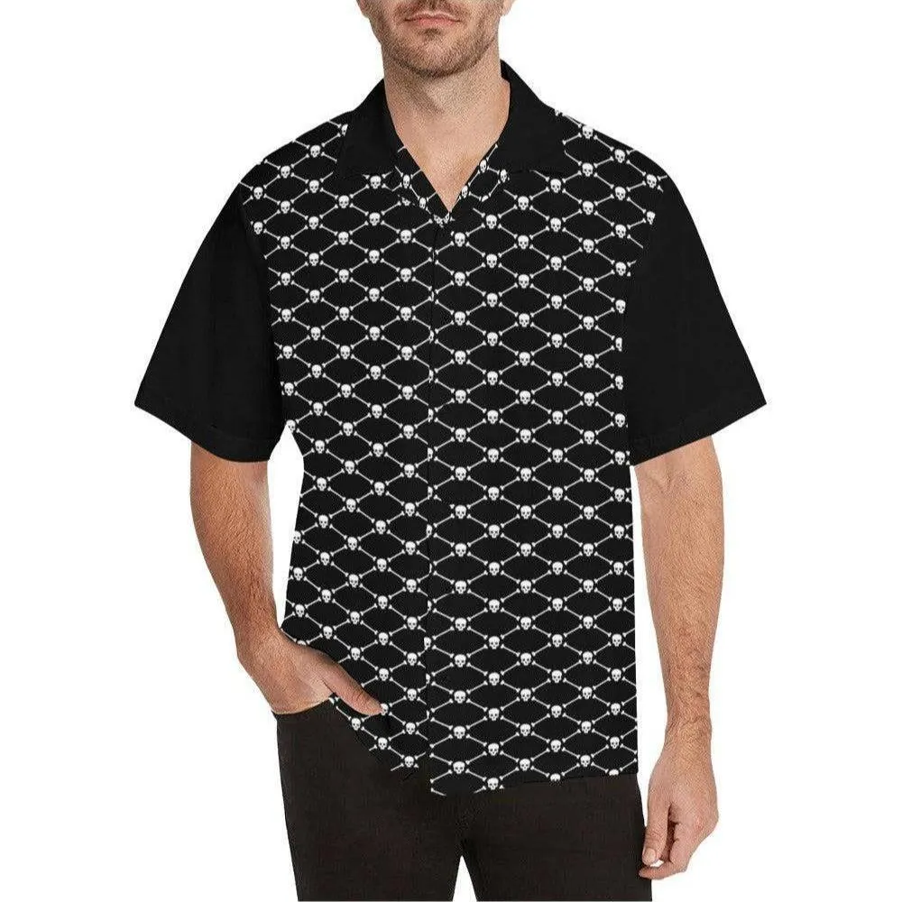 Skulls Men's Button Up Shirts