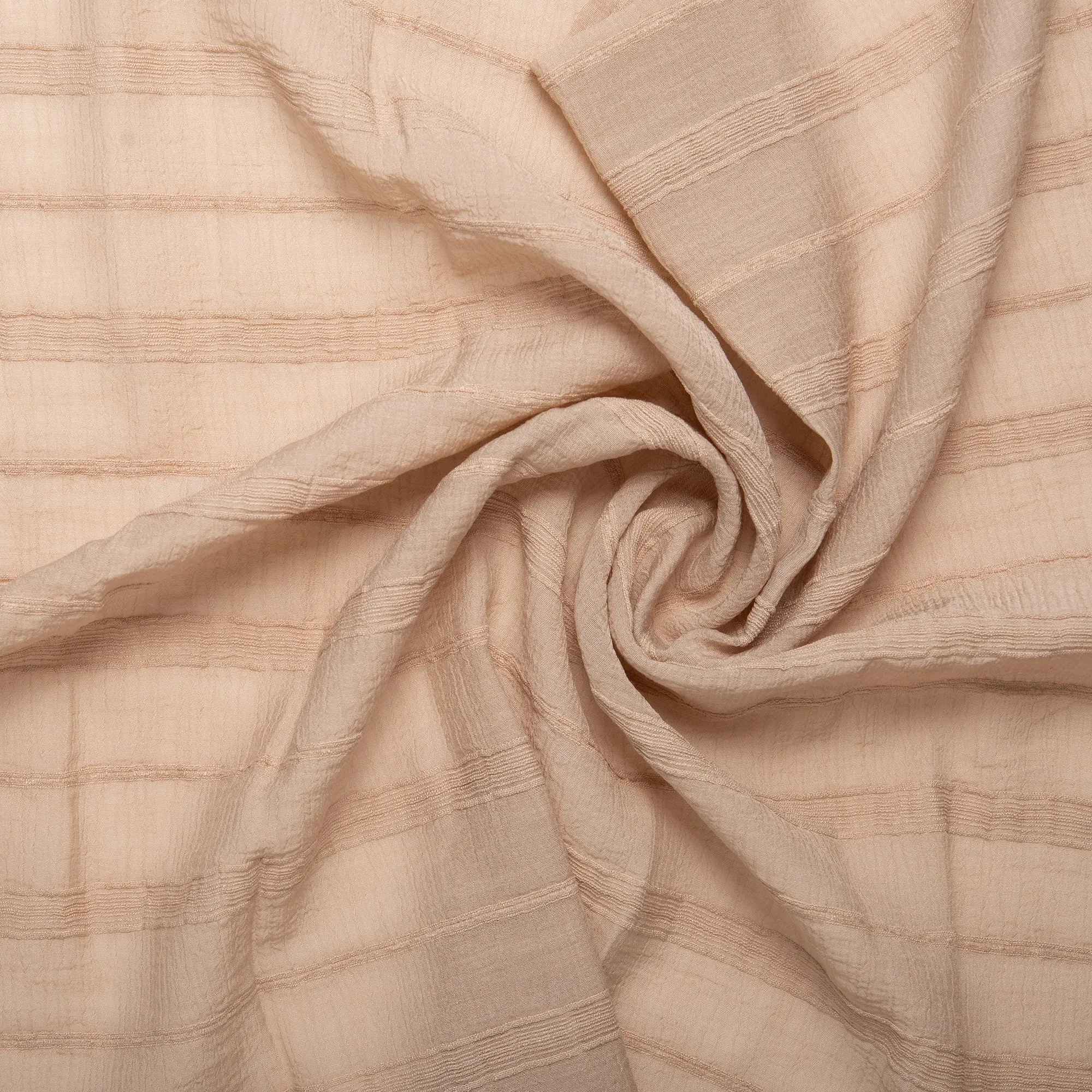 Striped Rayon Jacquard - COSTA - Sand