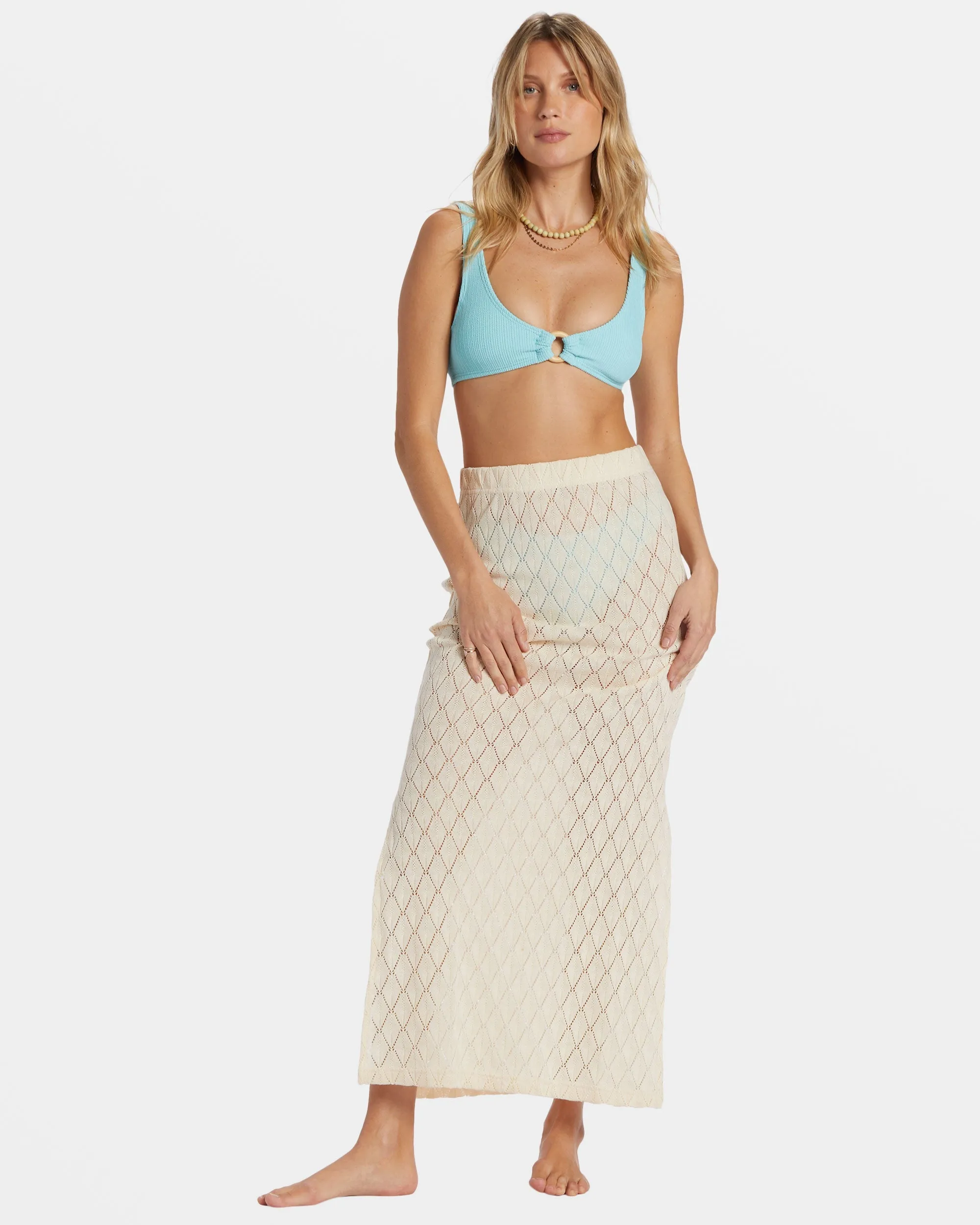 Sun Dazed Skirt Swim Cover-Up - Dove