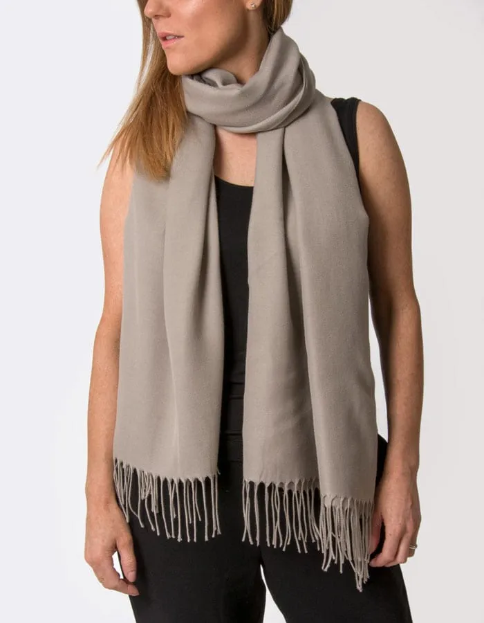 Taupe Pashmina