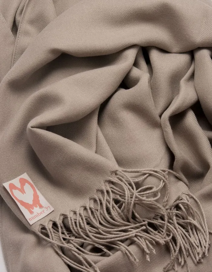 Taupe Pashmina