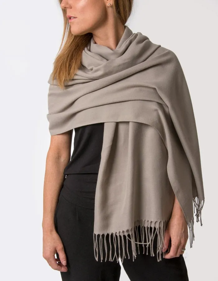 Taupe Pashmina