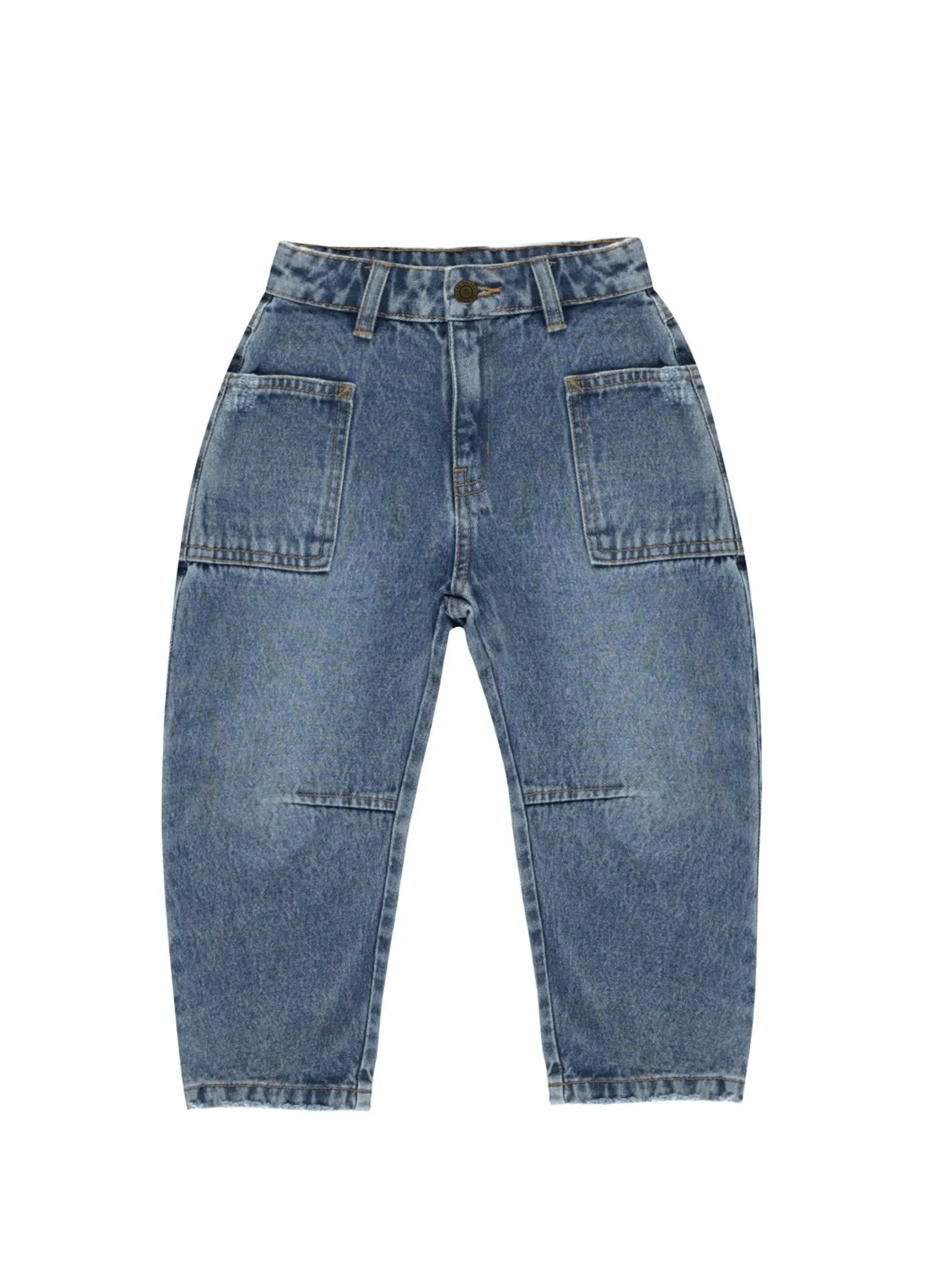 The Barrel Pant by Rylee   Cru - Indigo - KIDS