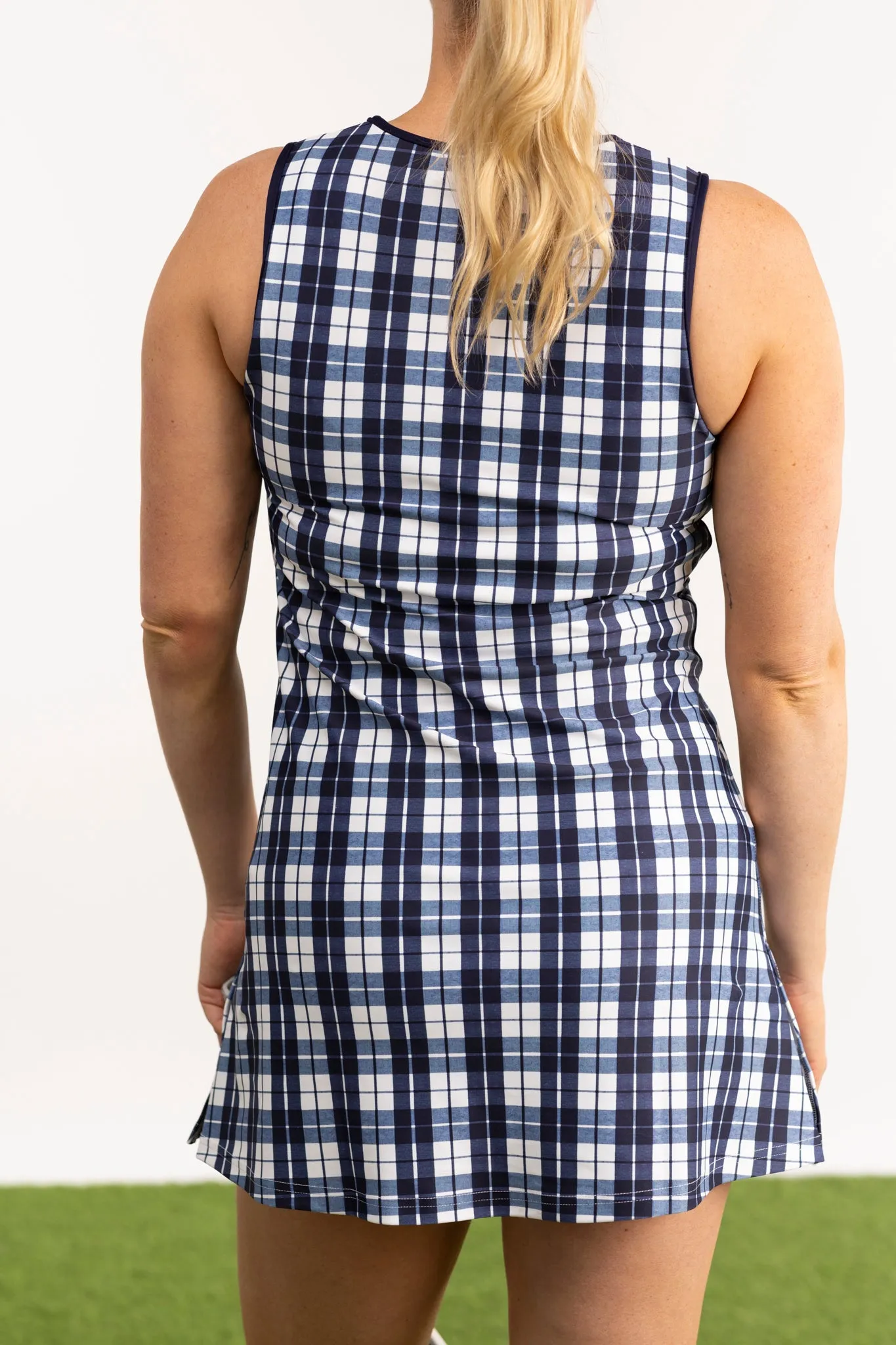 The June Dress - Mariners Plaid