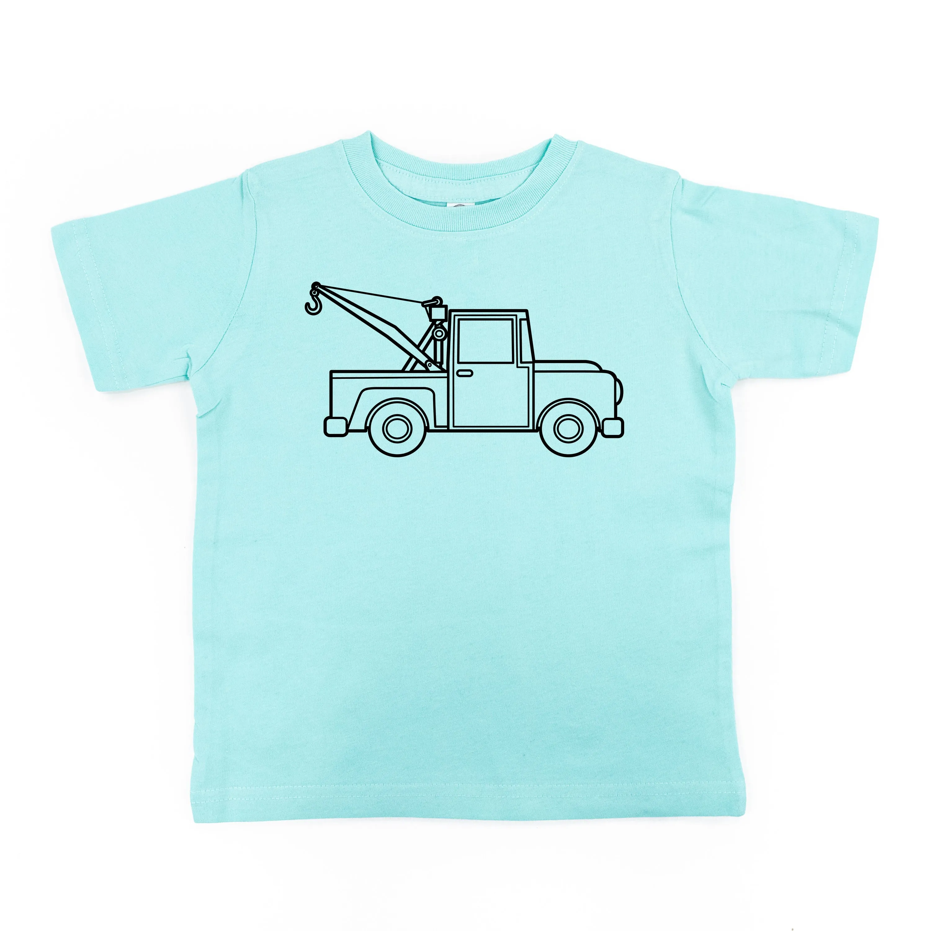 TOW TRUCK - Minimalist Design - Short Sleeve Child Shirt