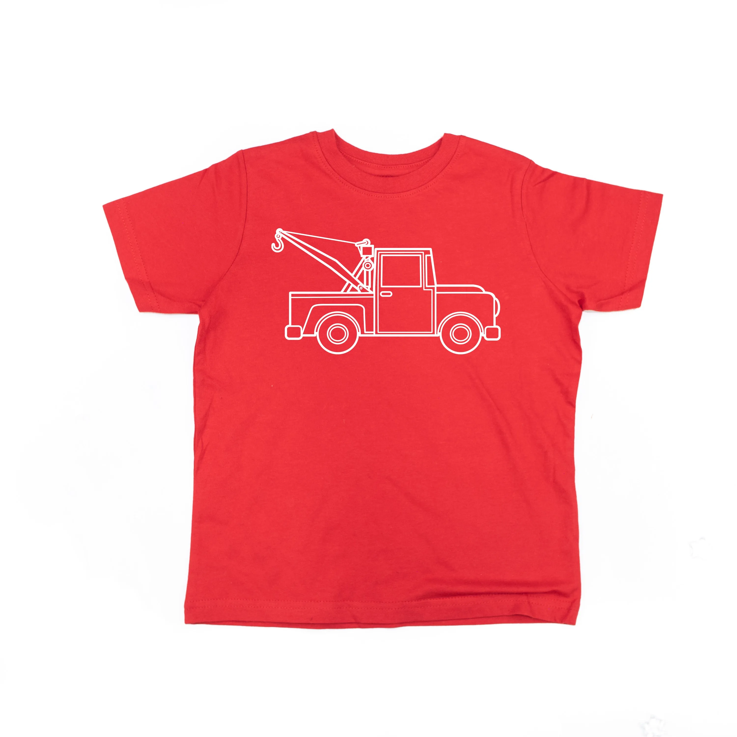 TOW TRUCK - Minimalist Design - Short Sleeve Child Shirt