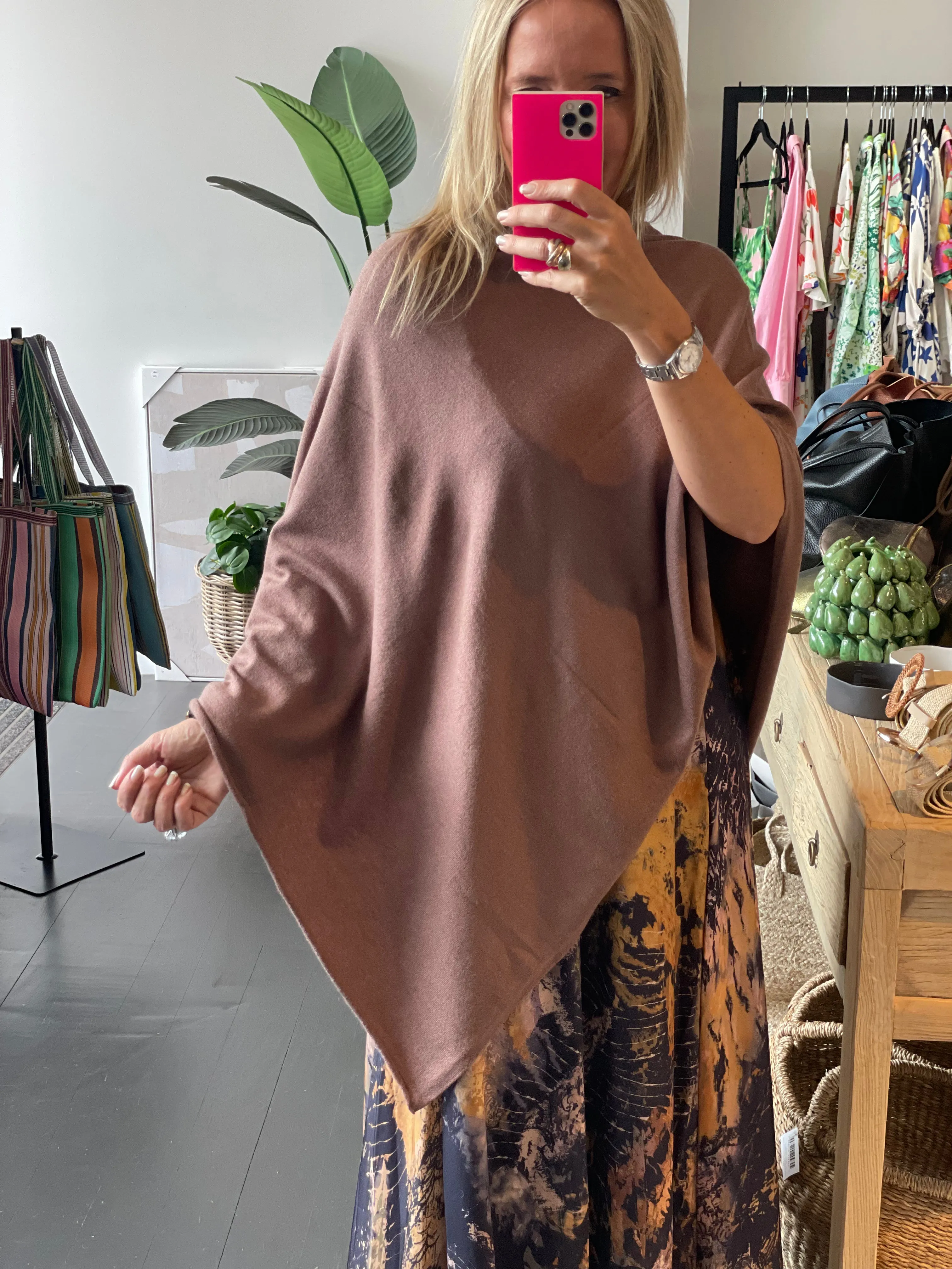 Travel Wrap Poncho- wool blend