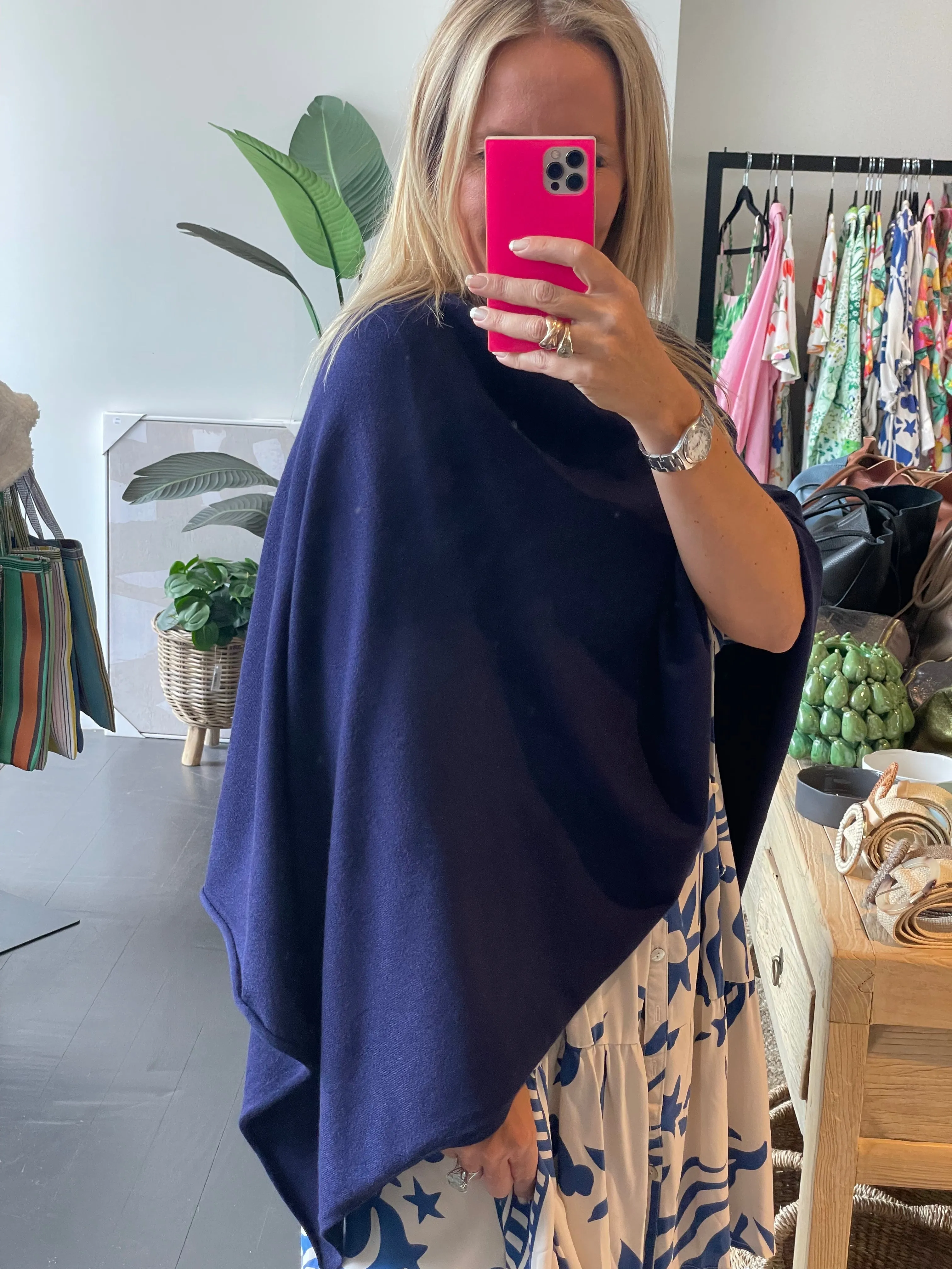 Travel Wrap Poncho- wool blend