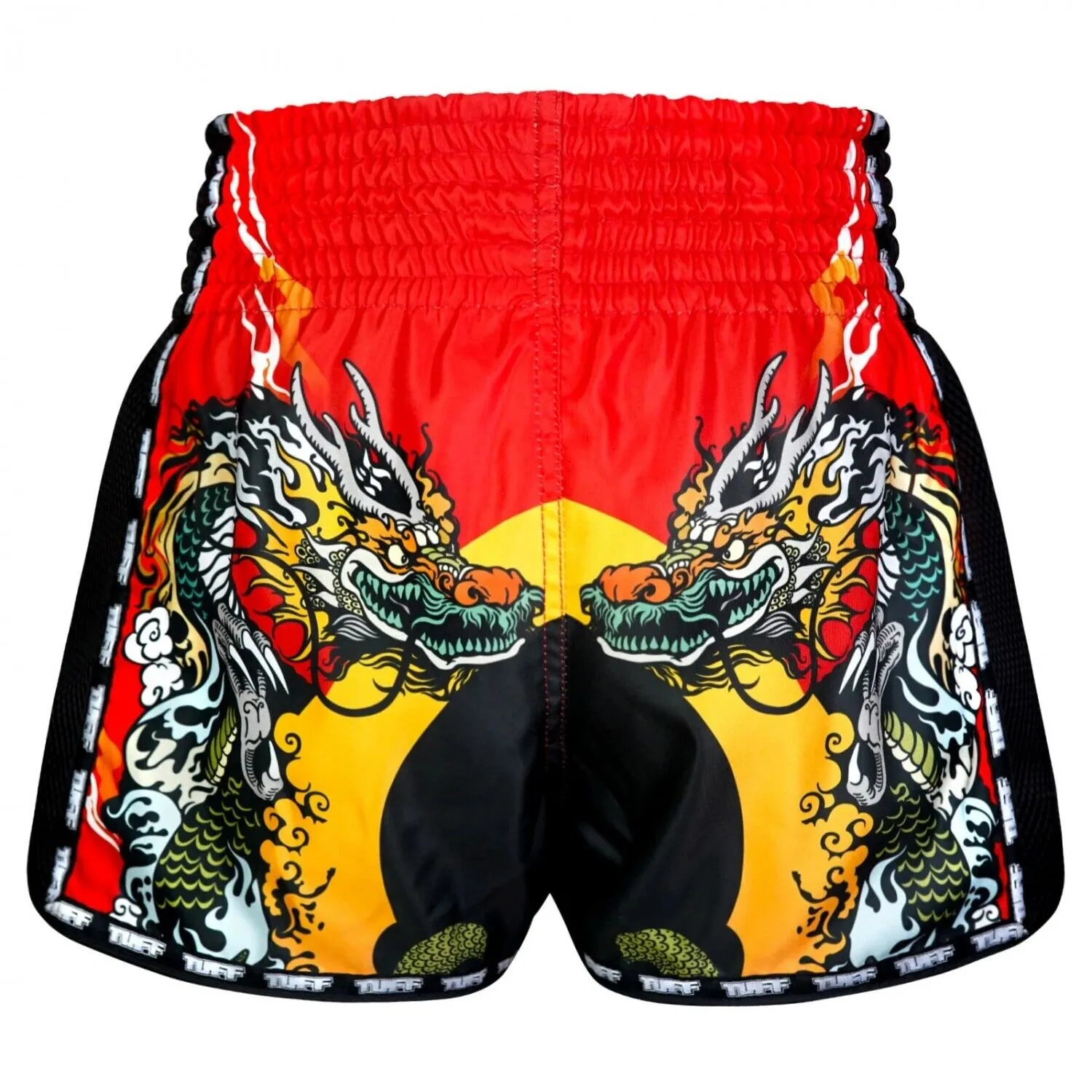 TUFF Muay Thai Shorts Chinese Dragon and Tiger MSC113