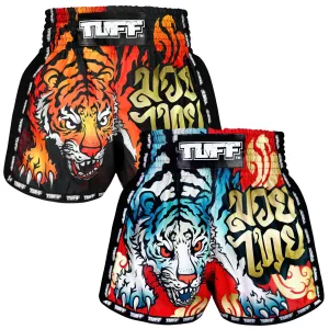 TUFF New Retro Style Shorts - Furious Tiger