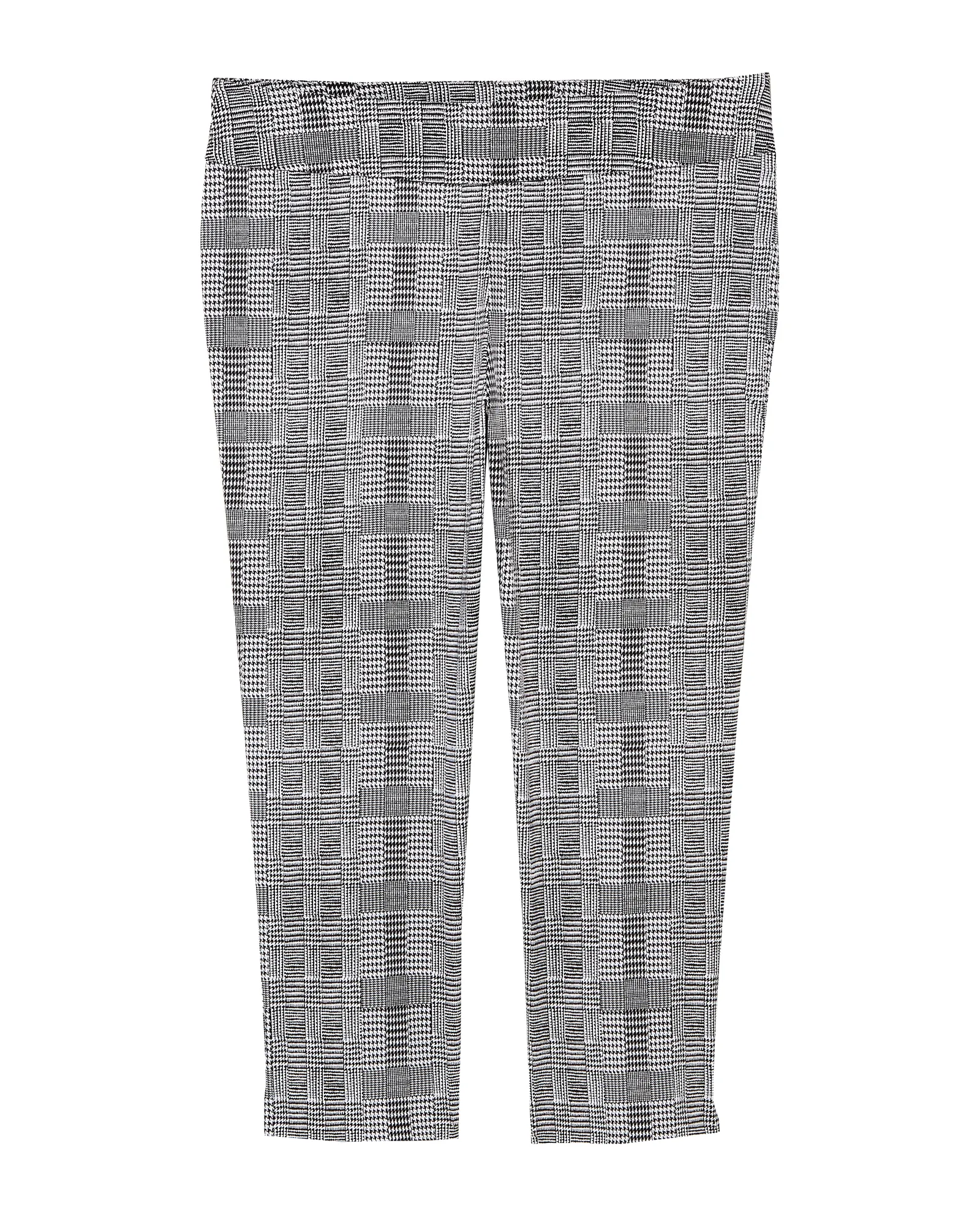 Turin Printed Ankle Pant | Black / White