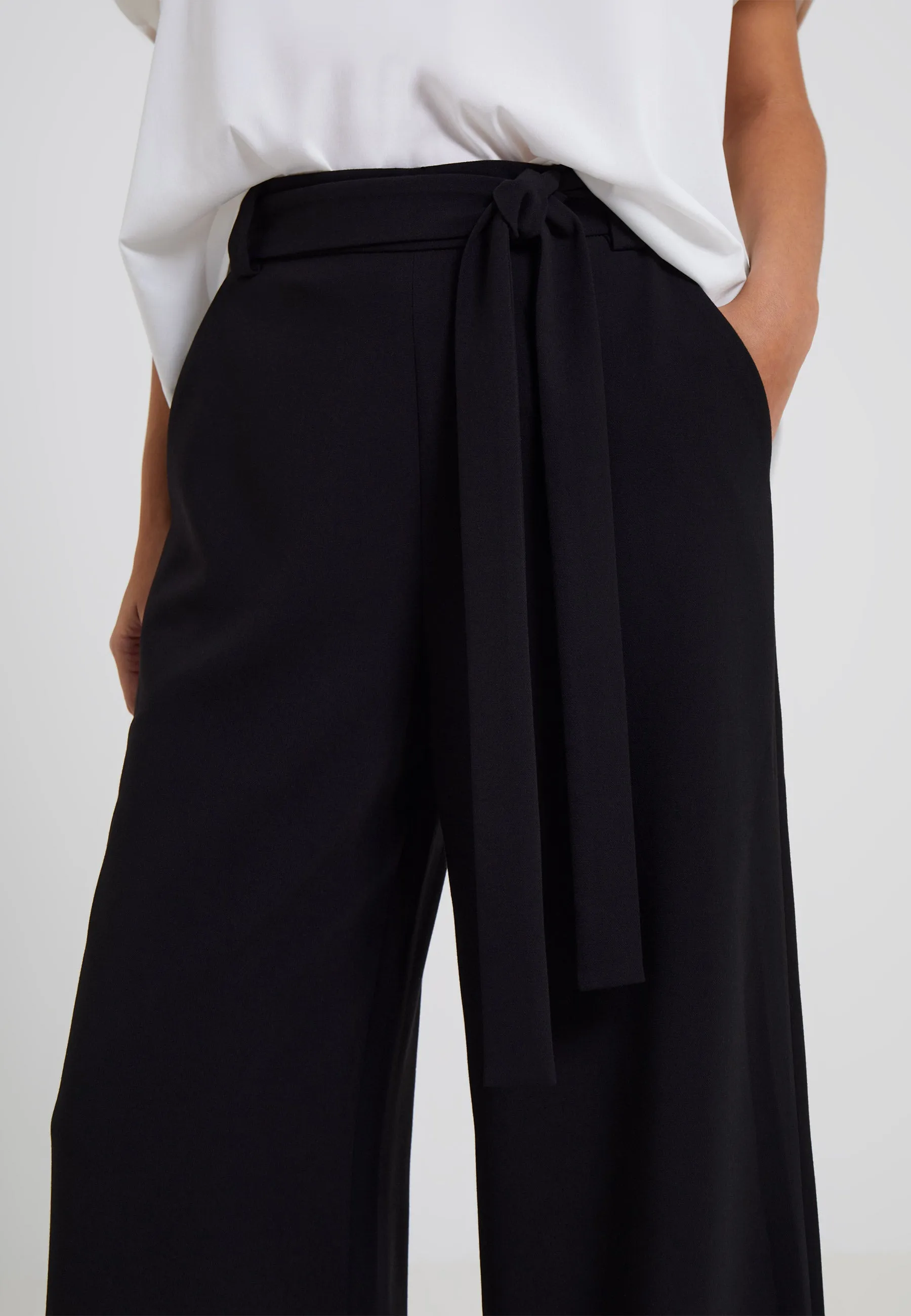 Whisper Belted Palazzo Trousers