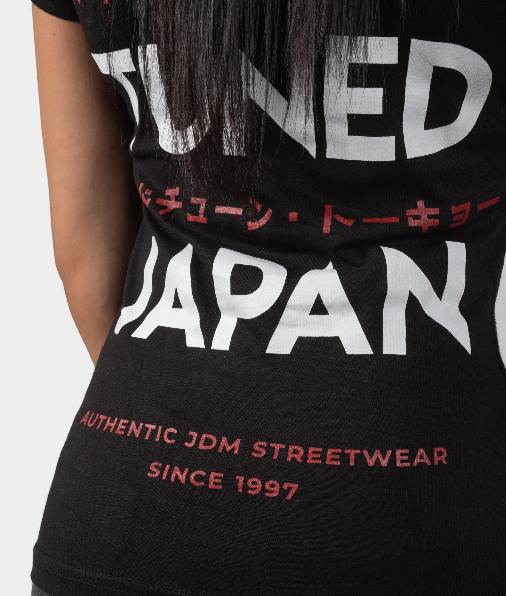 Womens HTxJPN Crossing Tee - Black