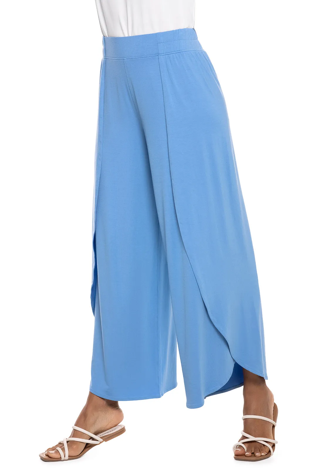 Women's Lynsu Wide Leg Pants | Clear Sky Blue